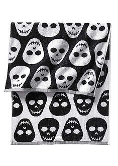 Pääkalloaiheinen puuvillapyyhe