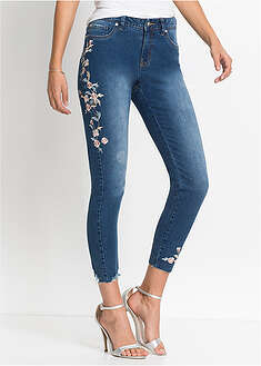 Kirjaillut farkut - blue stone - bonprix