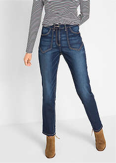 Suorat korkeavyötäröiset stretch-farkut