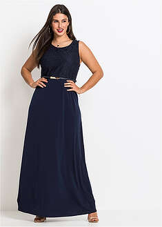 Maksipituinen iltapuku vyöllä (2-os. setti)