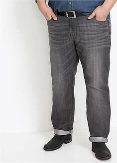 Suorat joustavat farkut, Regular Fit - harmaa denim - bonprix