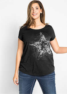 Puuvillainen slub-t-paita, lyhythihainen