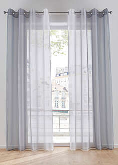 Ohut voileeverho, myös erittäin pitkä koko (2 kpl/pakkaus)