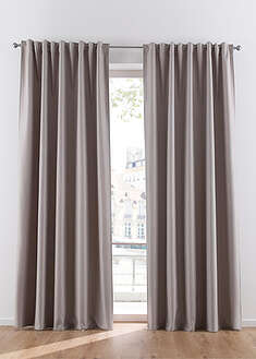 Erittäin pitkä, lämpöä eristävä verho fleecekankaisella takaosalla (1 kpl/pakkaus)