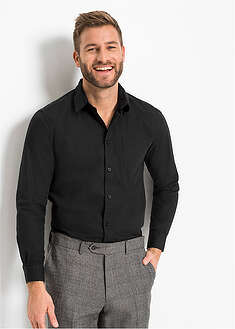 Pitkähihainen kauluspaita puhtaasta puuvillasta