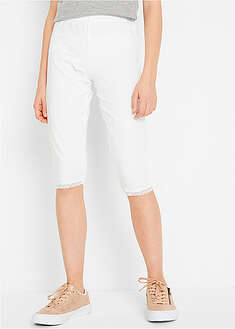 Caprileggingsit luomupuuvillalla (2 kpl/pakkaus) - vaalea roosa+pinkki - bonprix