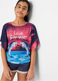 Oversize-paita - vaalea pinkki-painokuvioitu - bonprix
