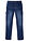 Suort joustavat reisitaskufarkut, Regular Fit - sininen denim - bonprix