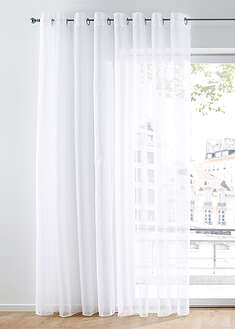 Yksivärinen valoverho kierrätetyllä polyesterillä