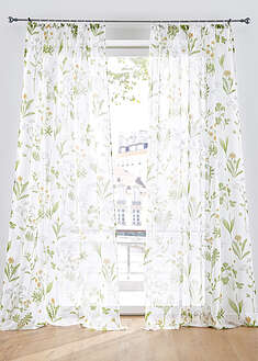 Kukkakuvioinen verho (1 kpl/pakkaus)