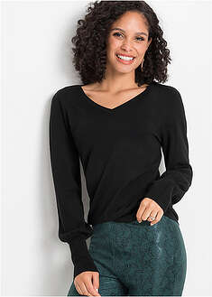 Neulepusero kestävän kehityksen viskoosista - musta - bonprix