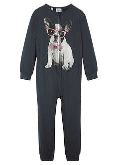 Pyjamahaalari puhtaasta luomupuuvillasta - musta - bonprix