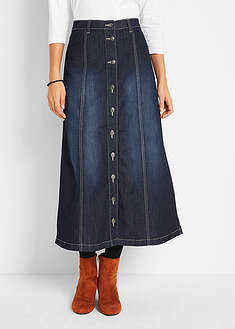 Joustava midipituinen farkkuhame