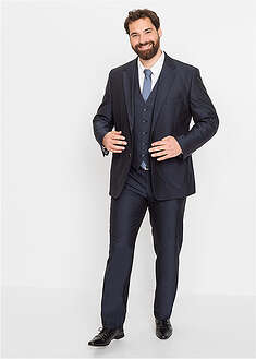 Puku, liivi ja solmio, Regular Fit (4-os. setti)