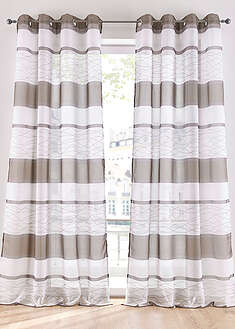 Raidallinen verho kierrätetyllä polyesterillä (1kpl/pakkaus)