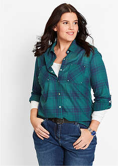 Ruudullinen puuvillapusero