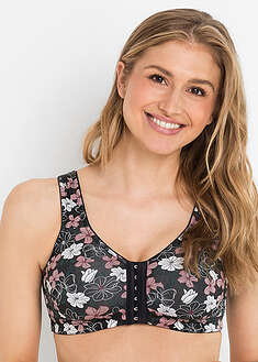 Edestä kiinnitettävät kaarituettomat rintaliivit puuvillasekoitteesta (2 kpl/pakkaus)