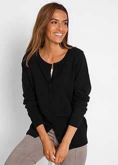 Hienoneulostakki, jossa kierrätettyä puuvillaa