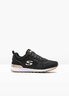 Skechers-tennarit Memory Foam -pohjalla - musta-kulta - Skechers