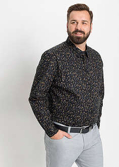 Pitkähihainen kauluspaita puhtaasta puuvillasta