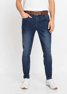 Erittäin joustavat kapenevalahkeiset farkut, Slim Fit (2kpl/pakkaus) - vaaleansininen denim+tummansininen denim - bonprix