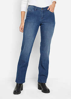 Normaalivyötäröiset suorat farkut (2kpl/pakkaus) - sininen denim+kulutettu musta denim - bonprix