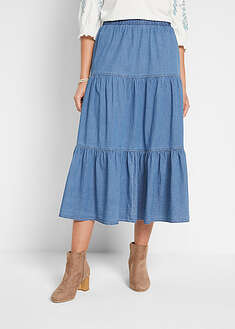 Kerroksellinen farkkuhame - vaaleansininen denim used - bonprix