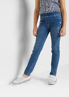 Keskivyötäröiset jeggingsit - sininen denim - bonprix