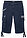 Reisitaskulliset bermudashortsit, Regular Fit - tummansininen painokuvioitu - bonprix