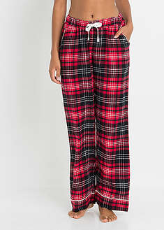 Kudotut pyjamahousut flanellista