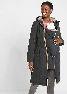 Tikattu äitiystakki/kantotakki kierrätetyllä polyesterillä