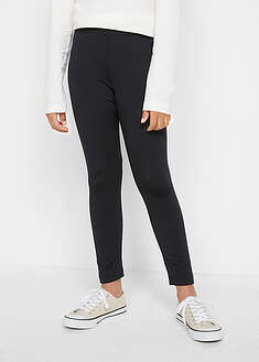 Leggingsit sisäpuolen nukkapinnalla - musta - bonprix