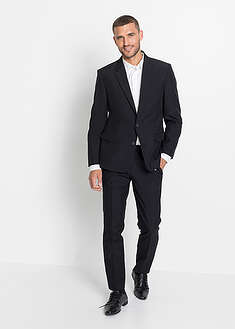 Puku (2-os. setti), Slim Fit - musta - bonprix