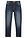 Poikien suorat thermofarkut fleecevuorilla, Slim Fit - tummansininen denim - bonprix