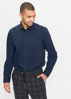 Joustava kauluspaita puuvillalla, Slim Fit