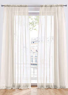 Yksiväriset verhot kierrätetyllä polyesterillä (2 kpl/pakkaus)