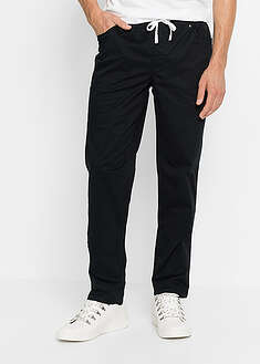 Kuminauhavyötäröiset suorat joustavat housut, Regular Fit