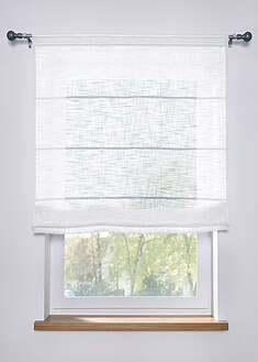 Pellavatyylinen laskosverho, useita eri kokoja