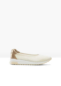 Ballerinat - beige-kulta - bonprix