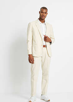 Ilmava pellavasekoitepuku, Regular Fit (2-os. setti)