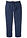 Pellavaiset Relaxed Fit -chinohousut joustovyötäröllä, Straight - tummansininen - bonprix