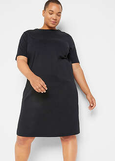 T-paitamekko puhdasta puuvillaa, oversize (2 kpl/pakkaus) - musta - bonprix