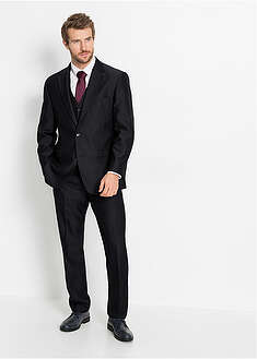 Puku (4-os. setti), jossa liivi ja solmio, Regular Fit