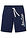Jerseyshortsit - tummansininen painokuvioitu - bonprix