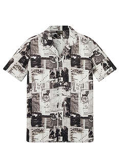 lyhythihainen-viskoosikauluspaita