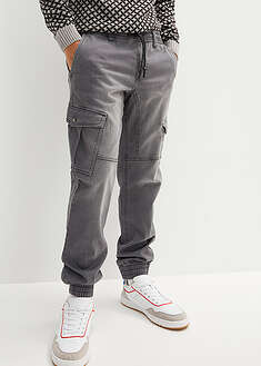 Suorat reisitaskulliset collegefarkut, Regular Fit - harmaa denim - bonprix
