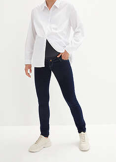 Kapeat äitiyslämpöfarkut - tummansininen denim - bonprix