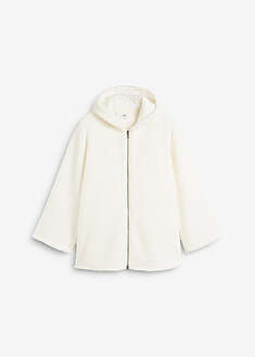 teddyfleecetakki-sivuhalkioilla