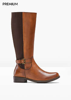 Nahkasaappaat - konjakinruskea - bonprix