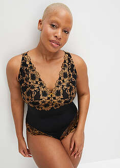 Kaaritueton body kukkapitsillä